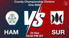 HAM vs SUR Match Result