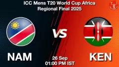 NAM vs KEN Match Result