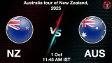 NZ vs AUS Match Preview & Latest Updates - <small>Wed, 01 Oct 11:45 AM IST</small>