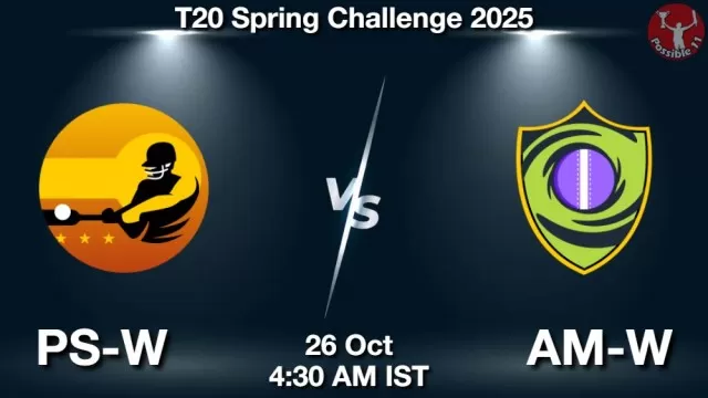PS-W vs AM-W Match Previews PS-W vs AM-W Match Previews and Cricket Tips