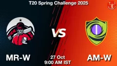 MR-W vs AM-W Match Result