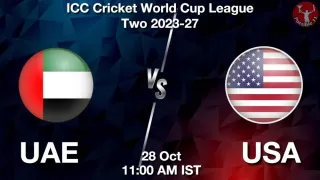 UAE vs USA UAE vs USA
