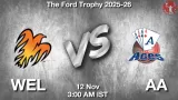 WEL vs AA Match Preview & Latest Updates - <small>Wed, 12 Nov 03:00 AM IST</small>