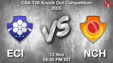 ECI vs NCH Match Preview & Latest Updates - <small>Wed, 12 Nov 04:30 PM IST</small>