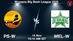 PS-W vs MEL-W Match Prediction Picture