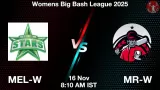 MEL-W vs MR-W Match Preview - <small>Sun, 16 Nov 08:10 AM IST</small>