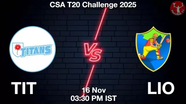 TIT vs LIO ड्रीम11 भविष्यवाणी, फैंटेसी क्रिकेट टीम - 16 नवंबर 2025