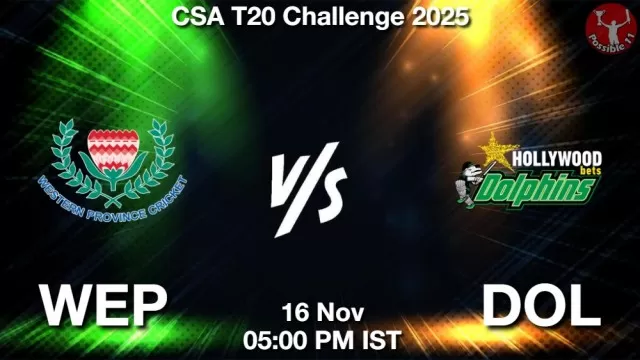 WEP vs DOL ड्रीम11 भविष्यवाणी, फैंटेसी क्रिकेट टीम - 16 नवंबर 2025