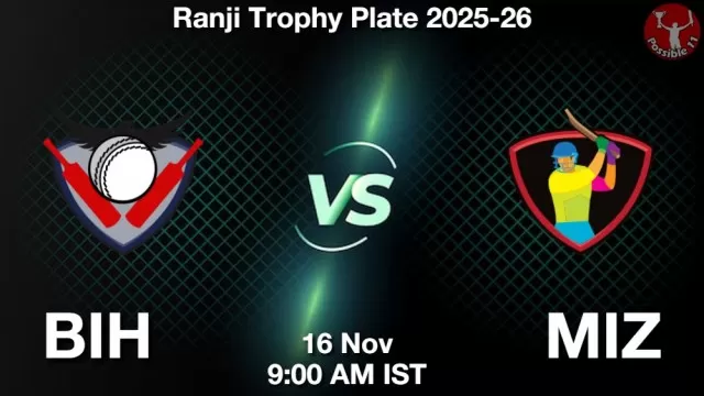 BIH vs MIZ ड्रीम11 भविष्यवाणी, फैंटेसी क्रिकेट टीम - 16 नवंबर 2025
