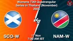 SCO-W vs NAM-W Match Prediction Picture