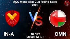 IN-A vs OMN Match Prediction Picture