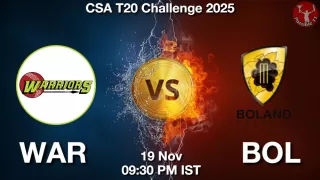 WAR vs BOL