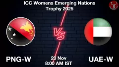 PNG-W vs UAE-W Match Prediction Picture