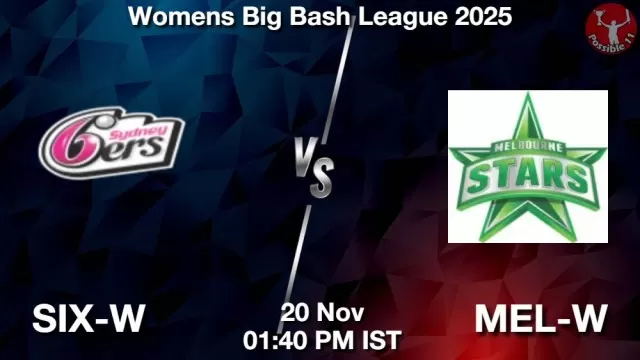 SIX-W vs MEL-W Match Previews and Cricket Tips