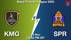 KMG vs SPR Match Prediction Picture