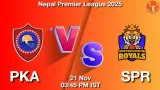 PKA vs SPR Match Preview & Latest Updates - <small>Fri, 21 Nov 03:45 PM IST</small>