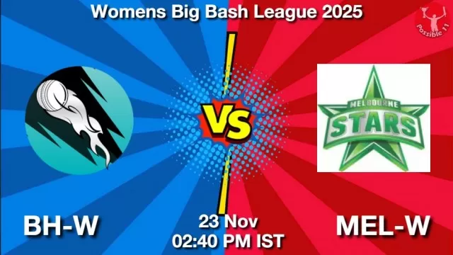 BH-W vs MEL-W Match Previews and Cricket Tips