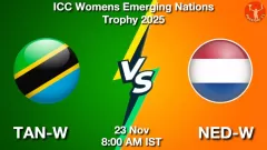 TAN-W vs NED-W Match Prediction Picture