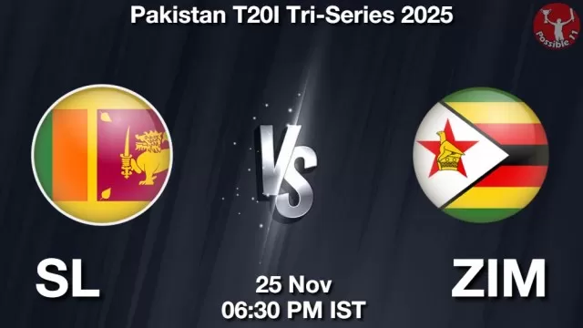SL vs ZIM ड्रीम11 भविष्यवाणी, फैंटेसी क्रिकेट टीम - 25 नवंबर 2025