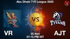 VR vs AJT Match Prediction Picture