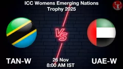 TAN-W vs UAE-W Match Prediction Picture