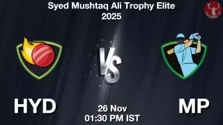 HYD vs MP HYD vs MP