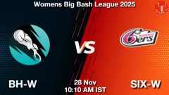 BH-W vs SIX-W Match Prediction Picture