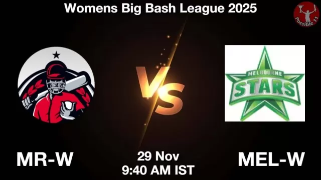 MR-W vs MEL-W Match Previews and Cricket Tips