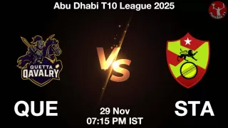 QUE vs STA QUE vs STA