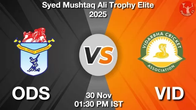 ODS vs VID Match Previews and Cricket Tips