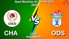 CHA vs ODS Match Prediction Picture