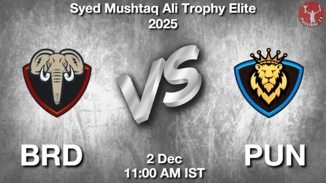 BRD vs PUN Match Previews and Cricket Tips