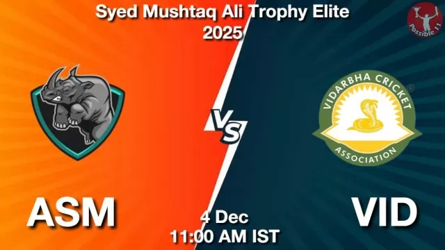 ASM vs VID Match Previews and Cricket Tips