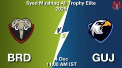 BRD vs GUJ Match Prediction Picture