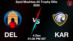 DEL vs KAR Match Prediction Picture