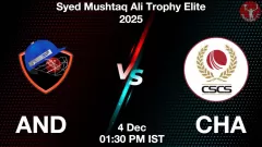 AND vs CHA Match Prediction Picture