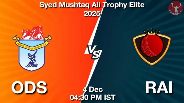 ODS vs RAI Match Previews and Cricket Tips