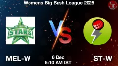 MEL-W vs ST-W Match Prediction Picture