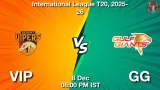 VIP vs GG Match Preview & Latest Updates - <small>Mon, 08 Dec 08:00 PM IST</small>