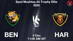 BEN vs HAR Match Prediction Picture