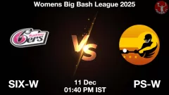 SIX-W vs PS-W Match Prediction Picture