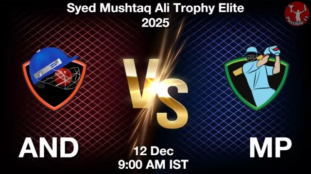 AND vs MP ड्रीम11 भविष्यवाणी, फैंटेसी क्रिकेट टीम - 12 दिसंबर 2025