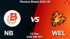 NB vs WEL Match Prediction Picture