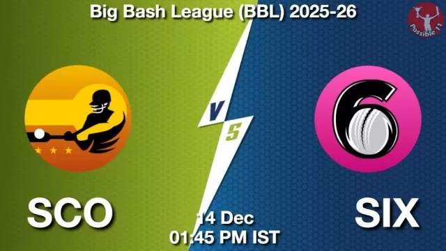 SCO vs SIX Match Previews and Cricket Tips