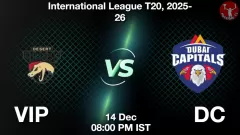 VIP vs DC Match Prediction Picture