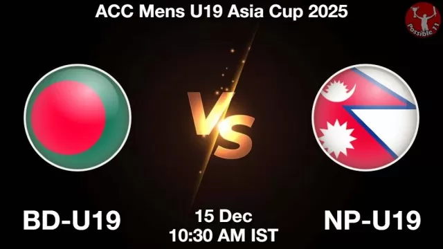 BD-U19 vs NP-U19 Match Previews and Cricket Tips