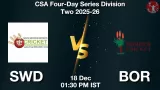 SWD vs BOR