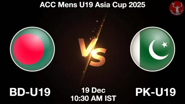 BD-U19 vs PK-U19 Match Previews and Cricket Tips
