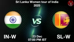IN-W vs SL-W Match Prediction Picture