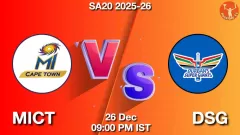 MICT vs DSG Match Result